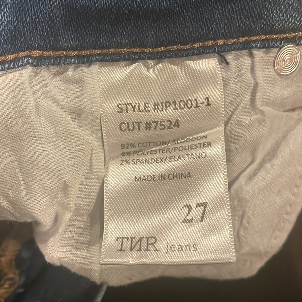 TNR Distressed denim jeans, size 27 - Picture 8 of 8